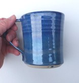 blue with hand edited